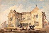 Nicholas Paintings - St Nicholas Hospital, Richmond, Yorkshire by Thomas Girtin